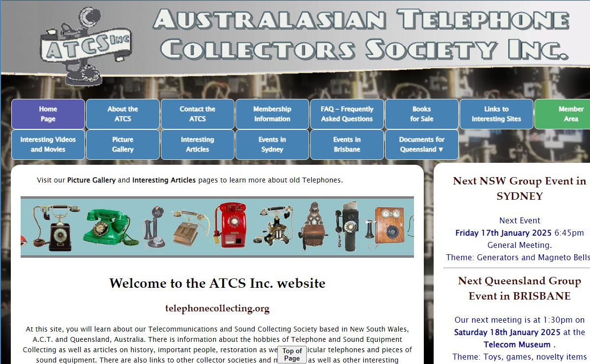 ATCS Website Home Page