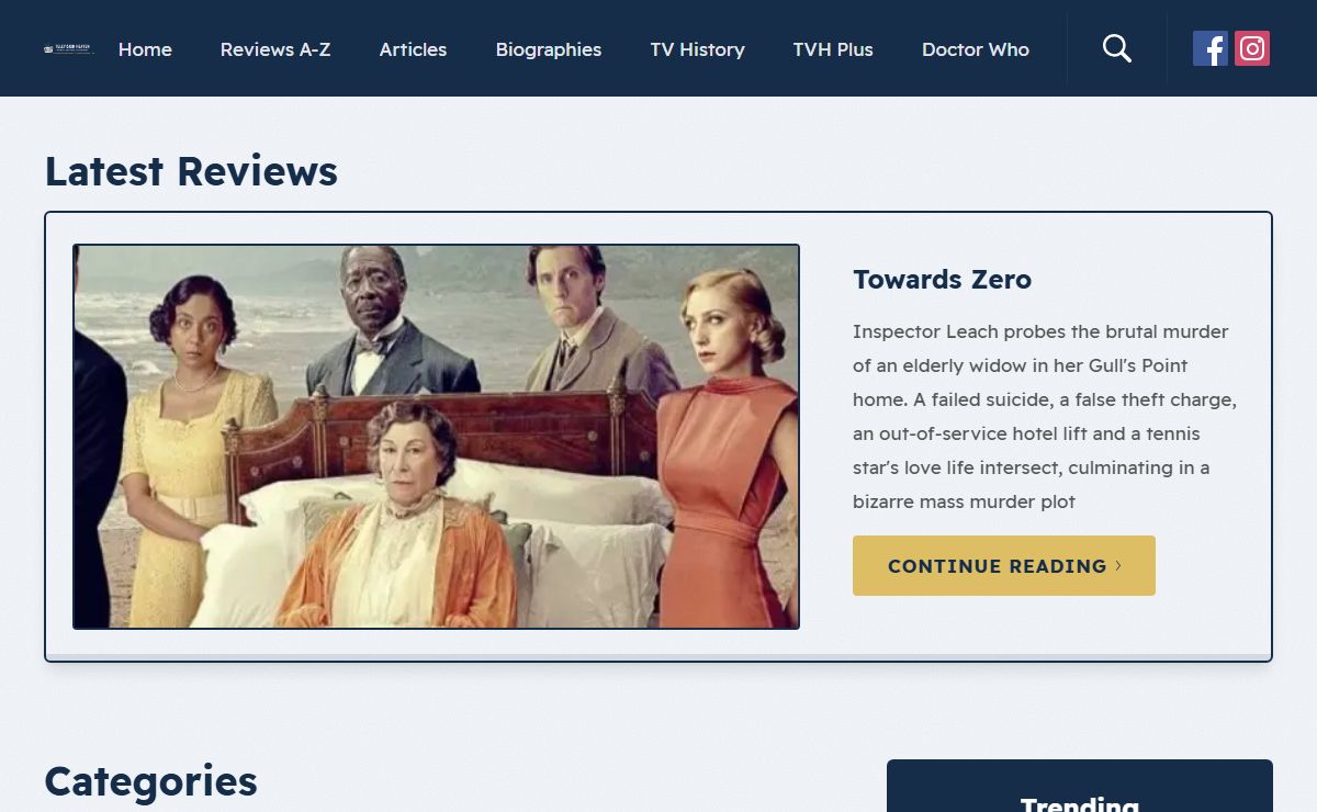 Television Heaven Home Page | Television Heaven