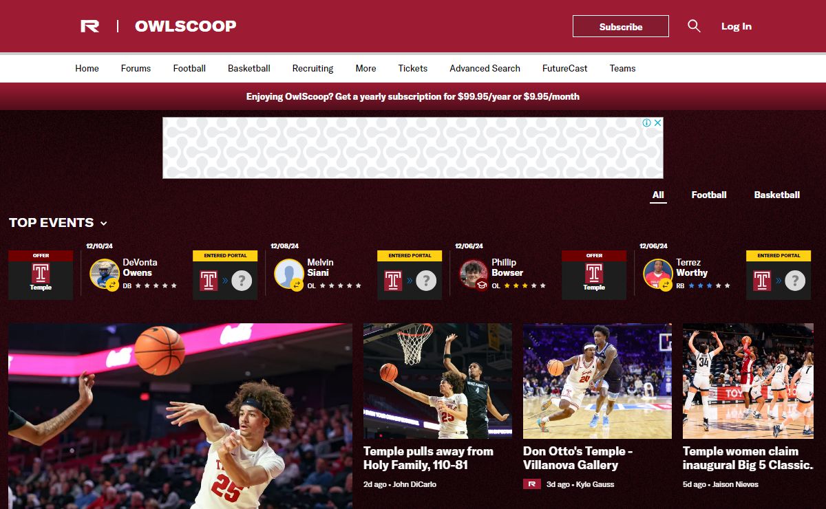 OwlScoop: Temple Owls Football & Basketball Recruiting