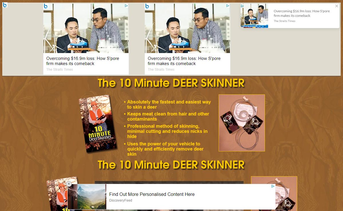 The 10 Minute Deer Skinner