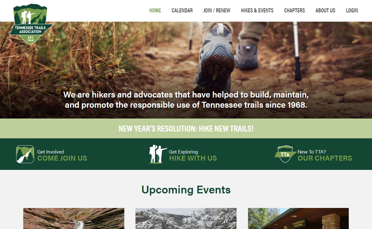 Homepage - Tennessee Trails Association