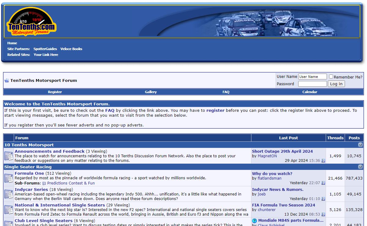 TenTenths Motorsport Forum
