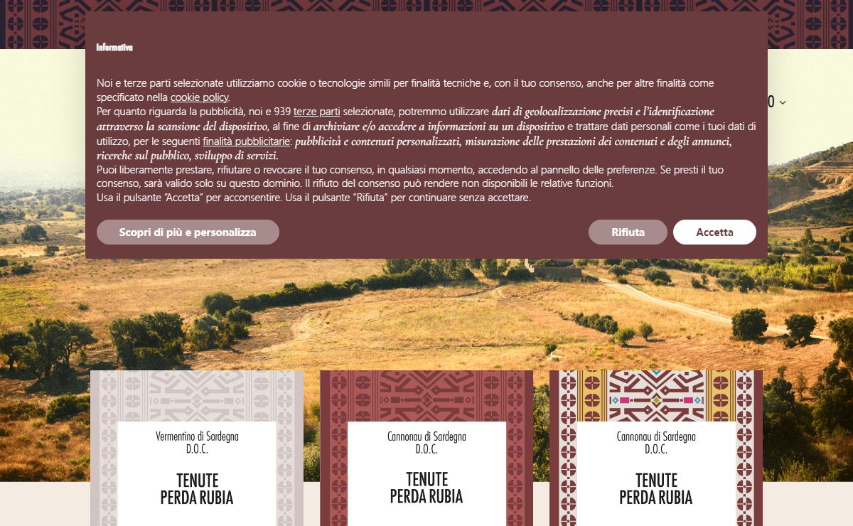 Tenute Perda Rubia Home Page - Tenute Perda Rubia