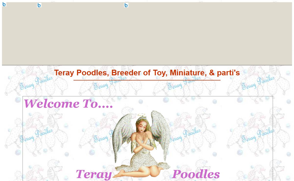 Teray Poodles, Breeder of Toy, Miniature, & parti's