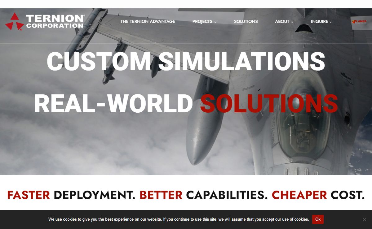 Home | Ternion Corporation | Custom Simulations