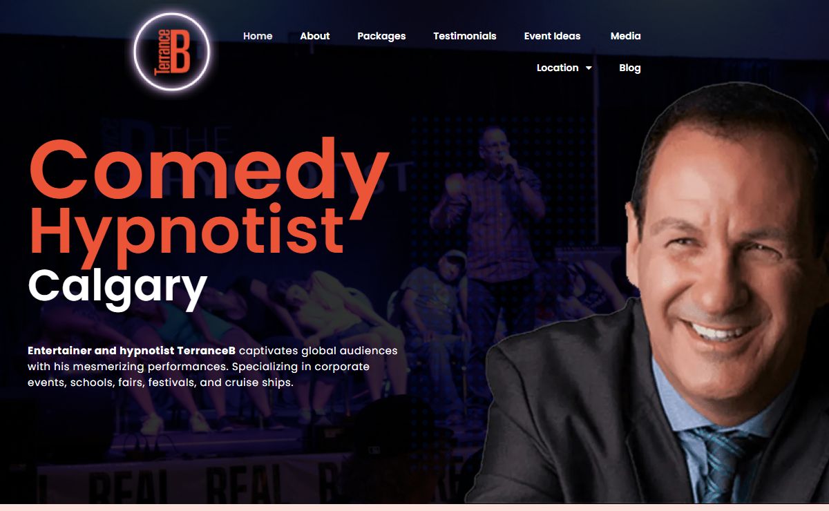 🌀TerranceB Calgary Premier Hypnotist & - Comedy Hypnosis Show
