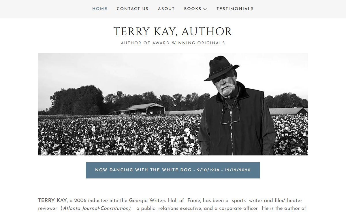 Terry Kay, Author