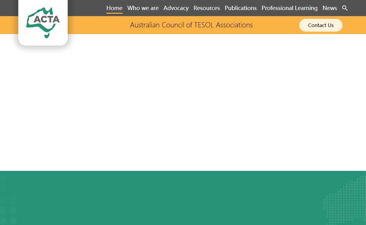 Australian Council of TESOL Associations – Australian Council of TESOL Associations