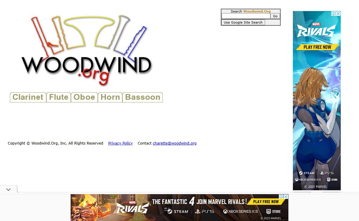 Woodwind.Org - your guide to the woodwinds & horn
