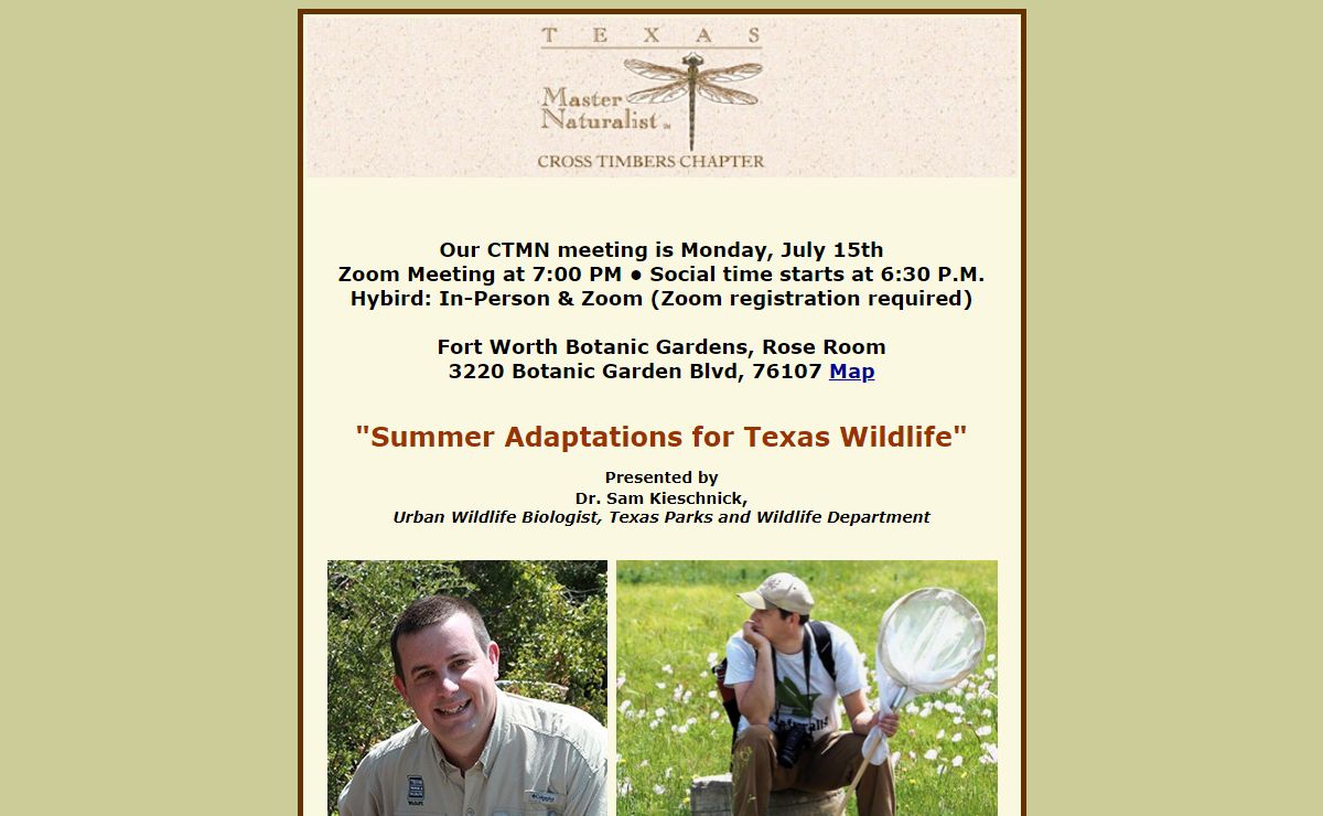 Cross Timbers Master Naturalist