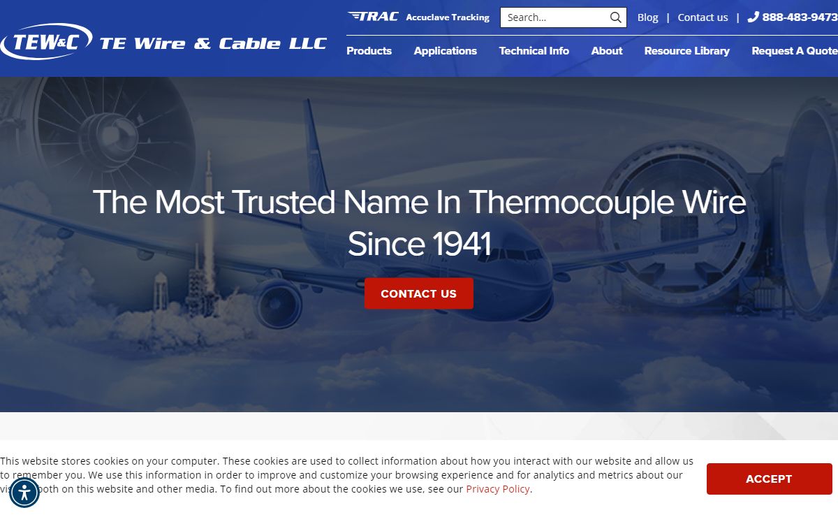 Thermocouple & Specialty Wire & Cable Manufacturer | TE Wire and Cable