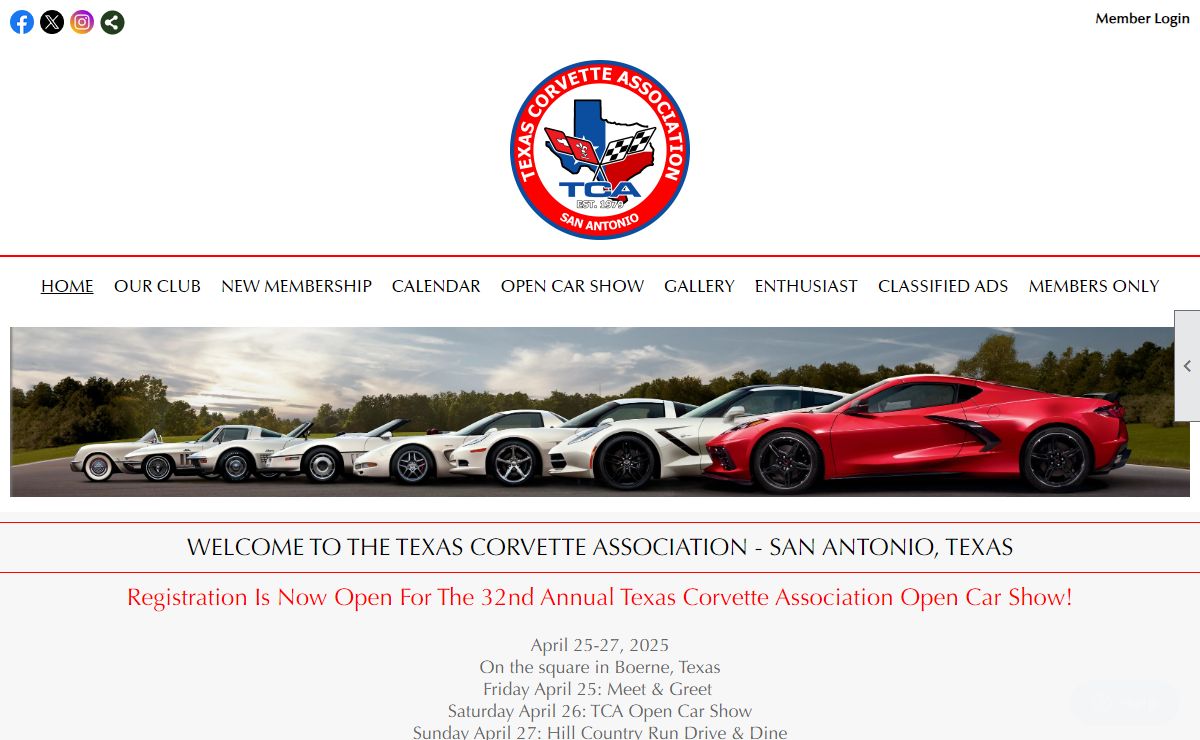 Home - Texas Corvette Association