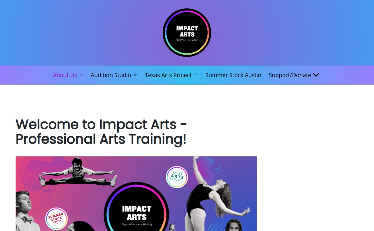 Impact Arts - Professional Arts Training