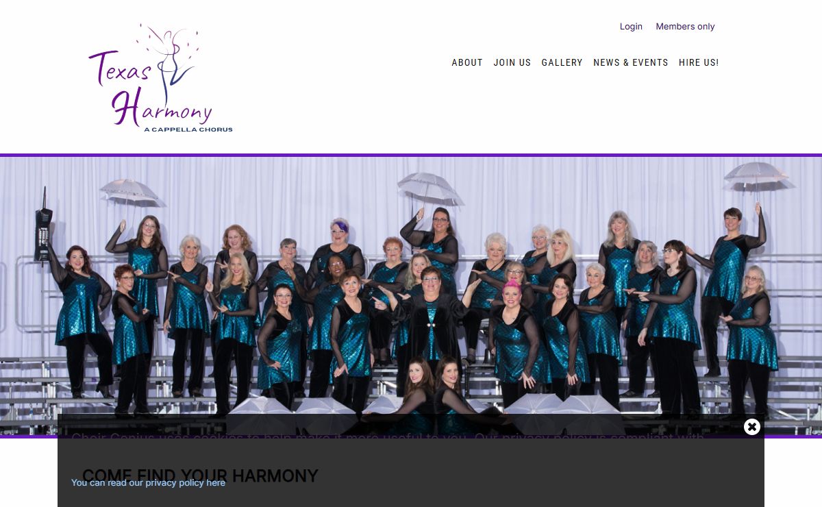 Welcome to Texas Harmony | Texas Harmony