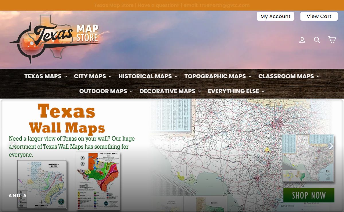 Texas Map Store