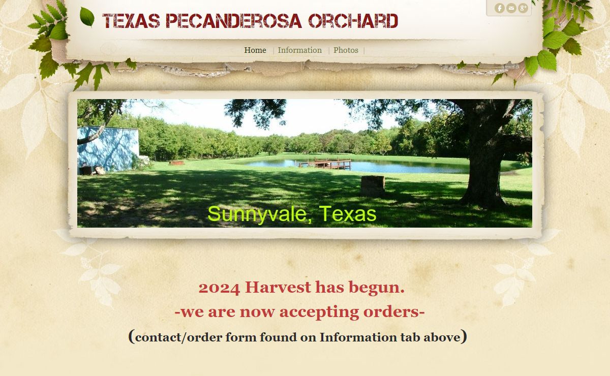 Texas Pecanderosa Orchard - Home