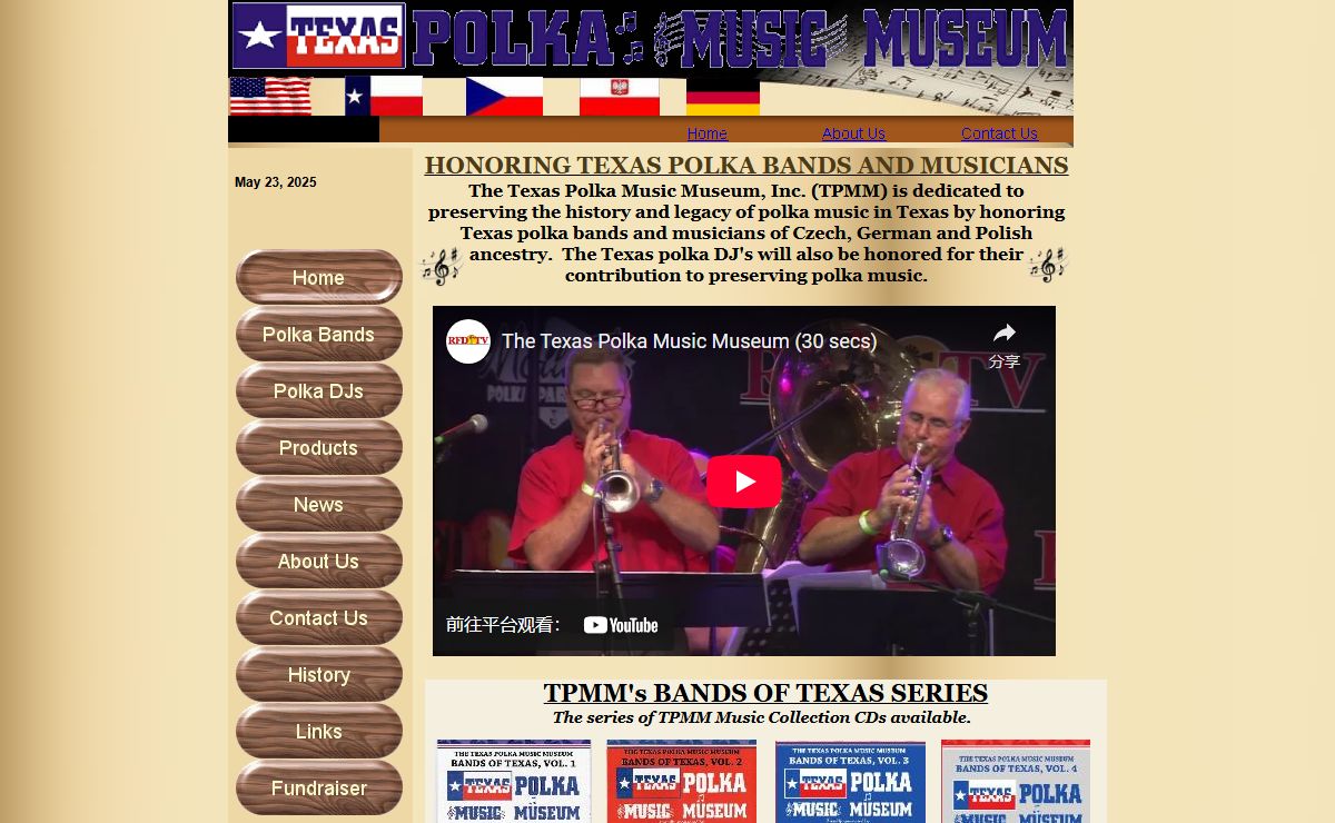 Texas Polka Music Museum Home