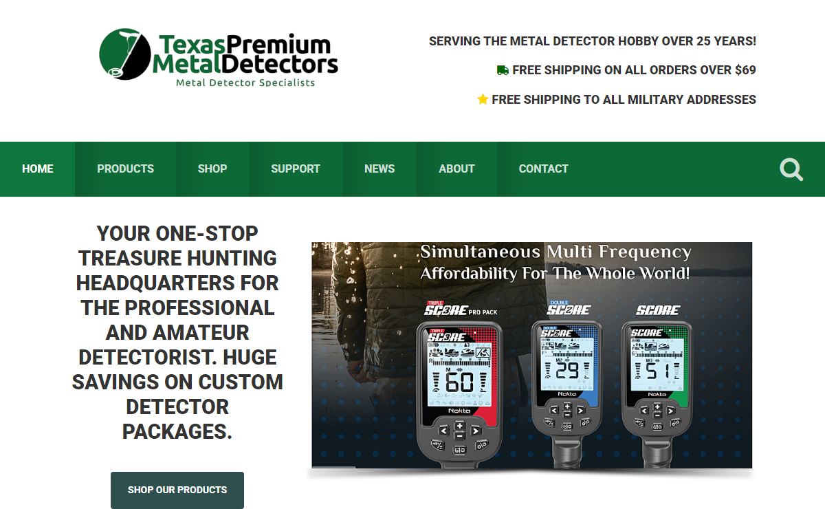 Texas Premium Metal Detectors – Metal Detecting Specialists