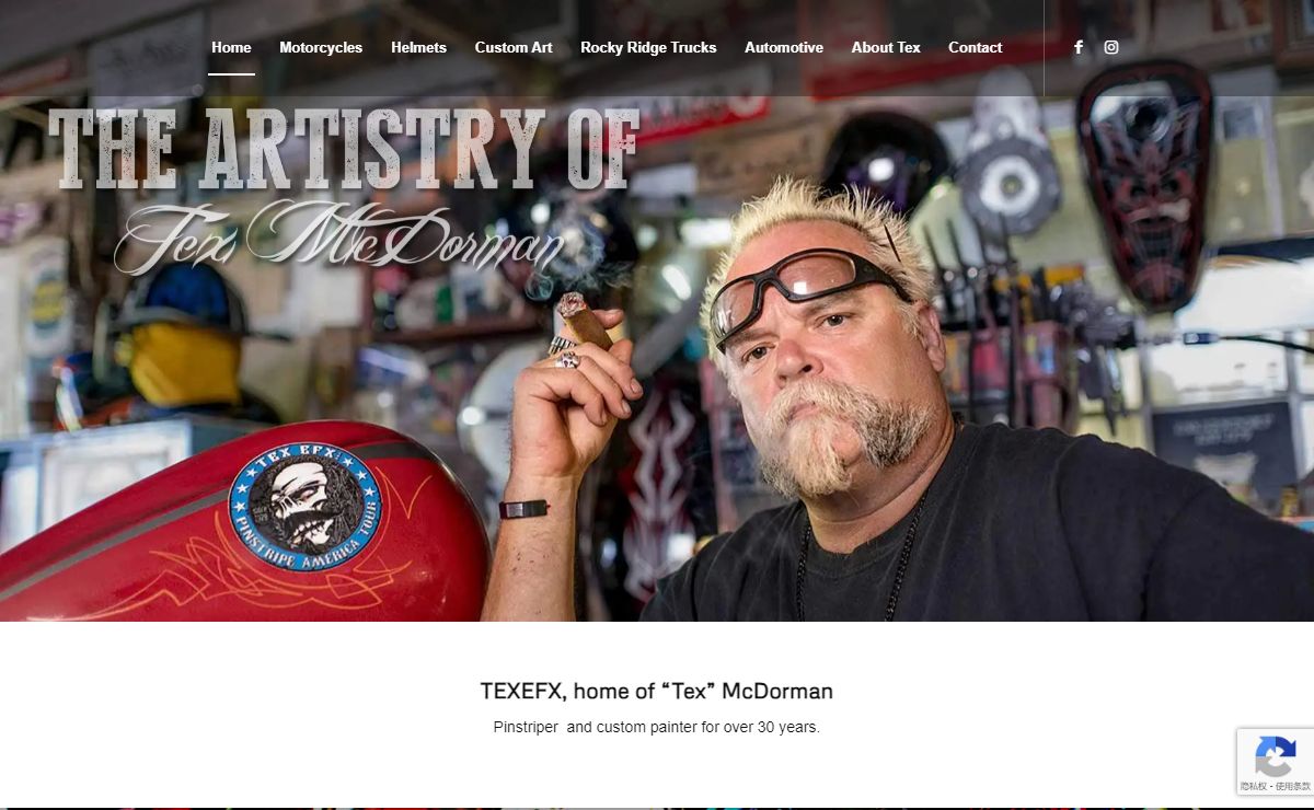 Texefx - Home of Tex McDorman Pinstriping & Custom Paint