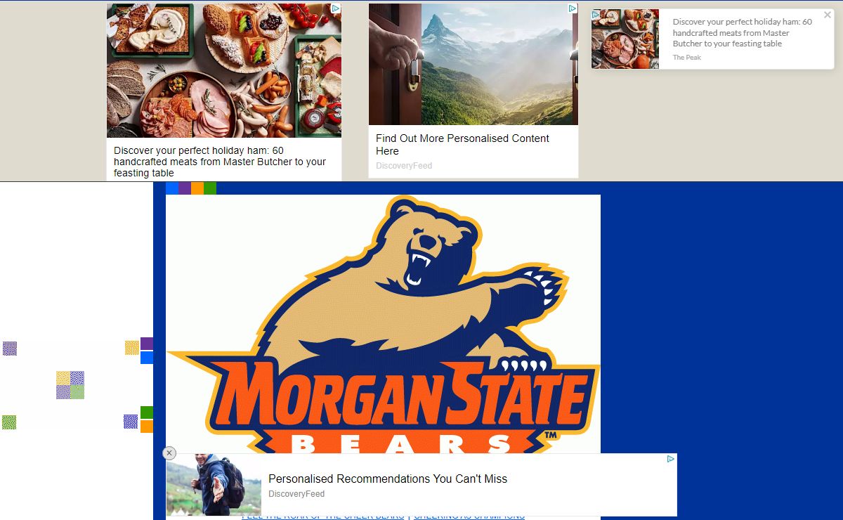 Morgan State University Cheerleading Team