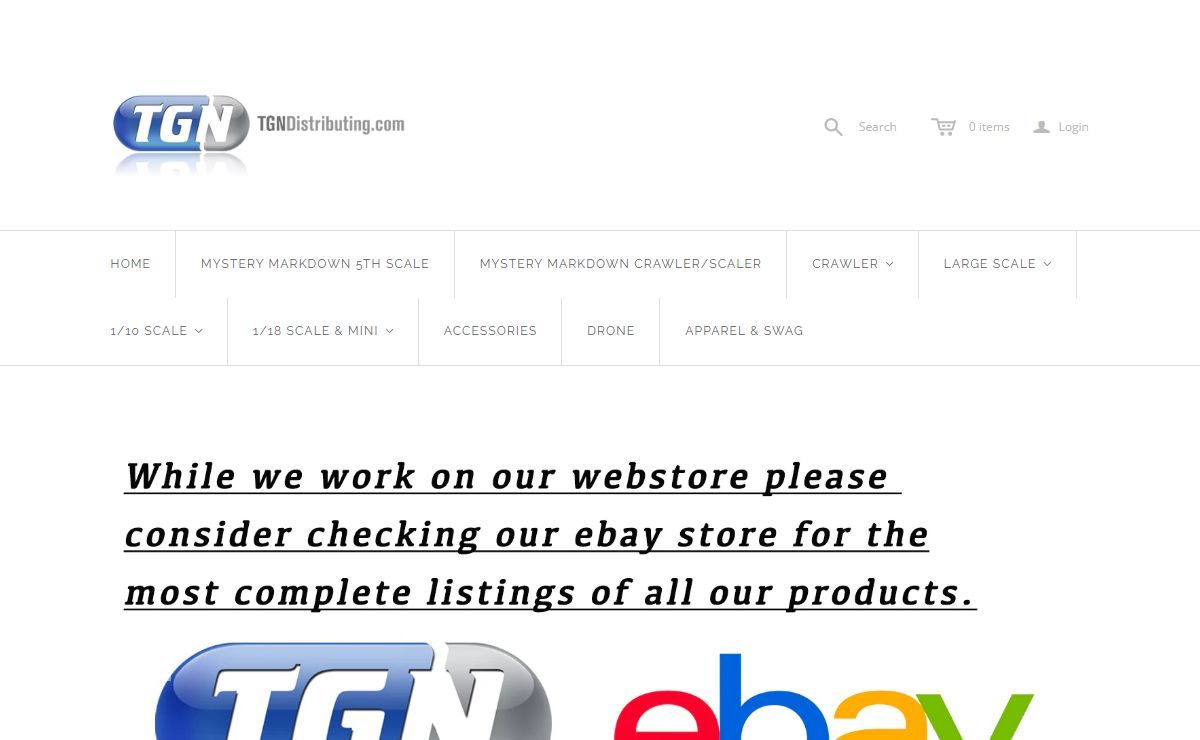 TGN Distributing-Large Scale RC, Crawler, and Drone SuperStore – tgndistributing.com