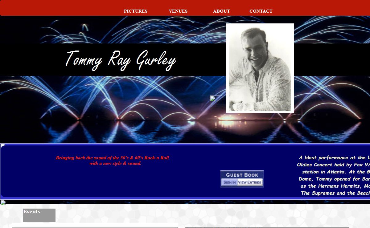 Tommy Ray Gurley, music, vocalist