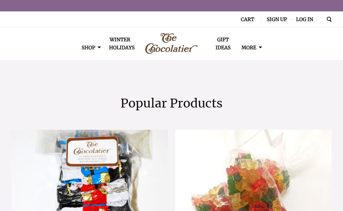 The Chocolatier - Exeter NH - Handcrafted Chocolates & Caramel Confections