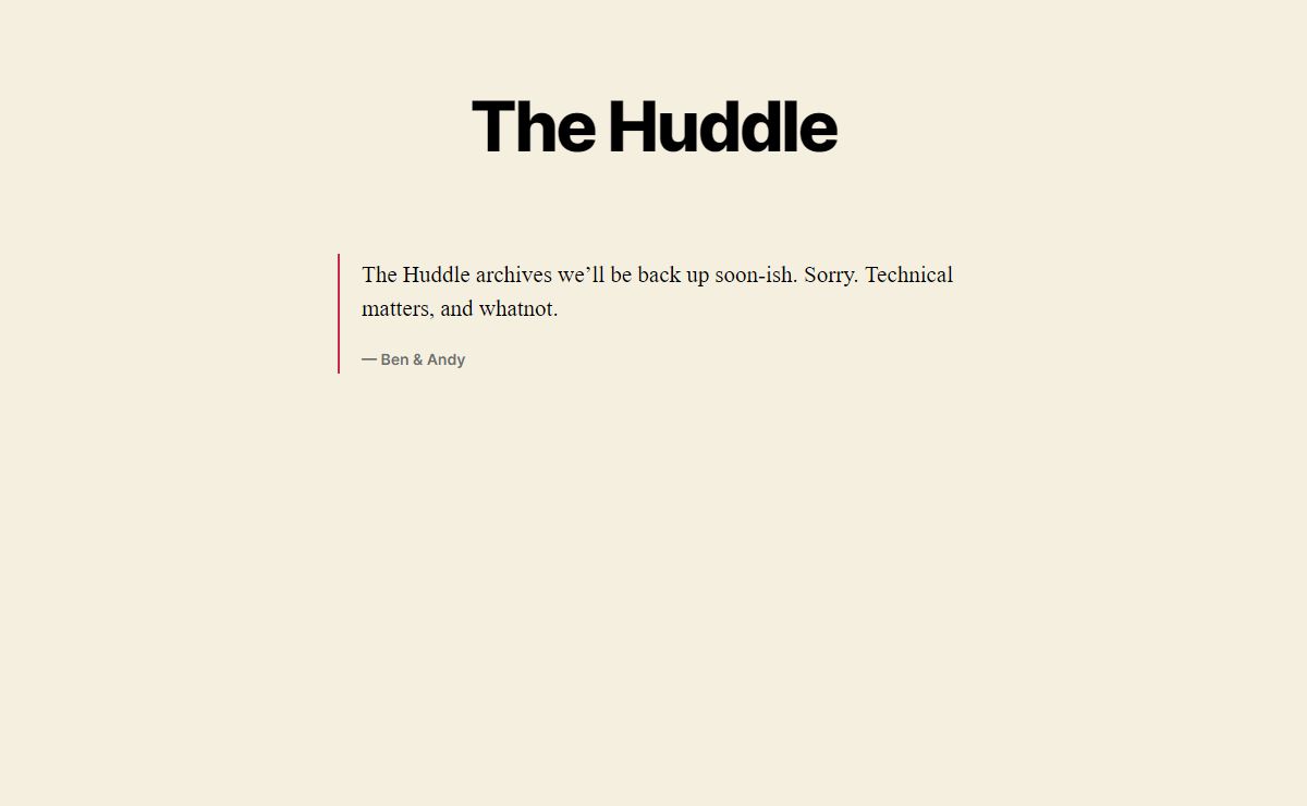 The Huddle – Ultimate playing and coaching essays