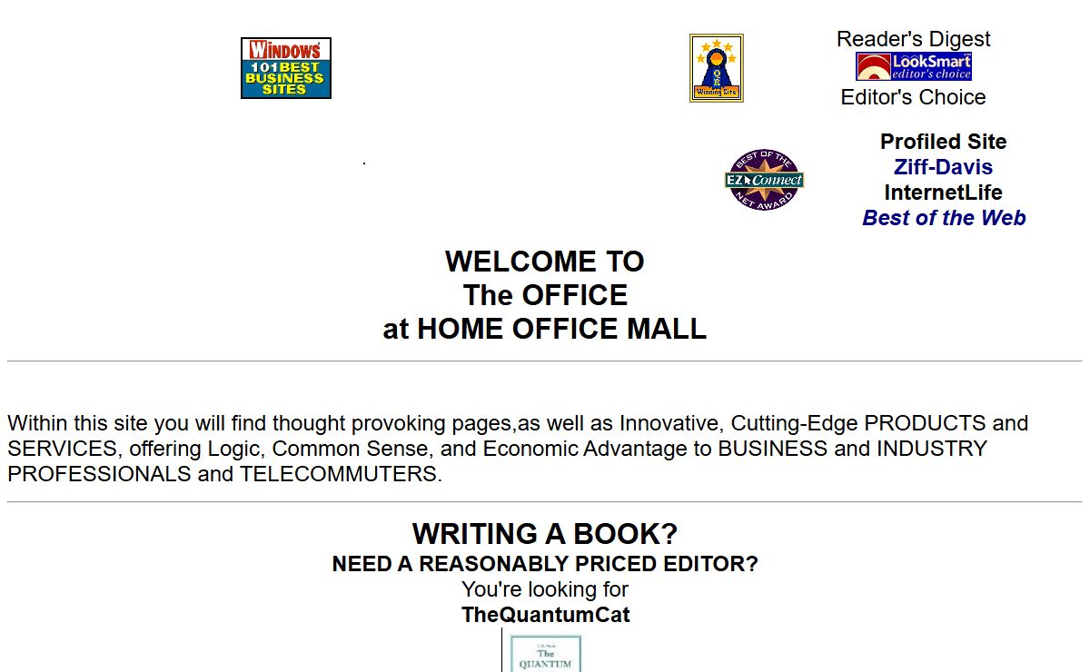 Index of the Home Office Mall