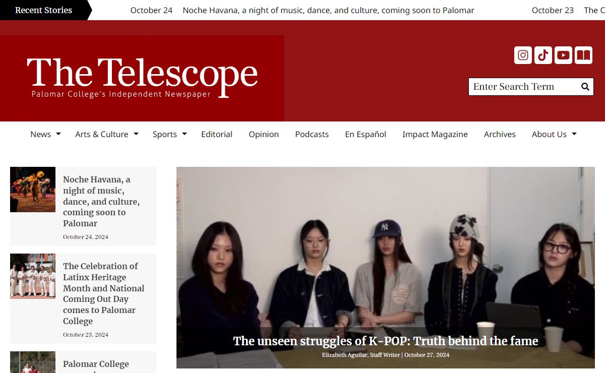 The Telescope – The Student News Site of Palomar College