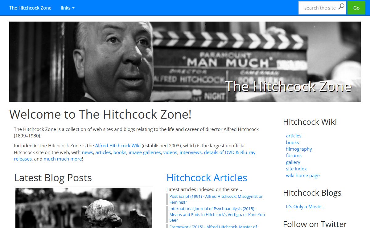 Welcome to The Hitchcock Zone! | The Hitchcock Zone