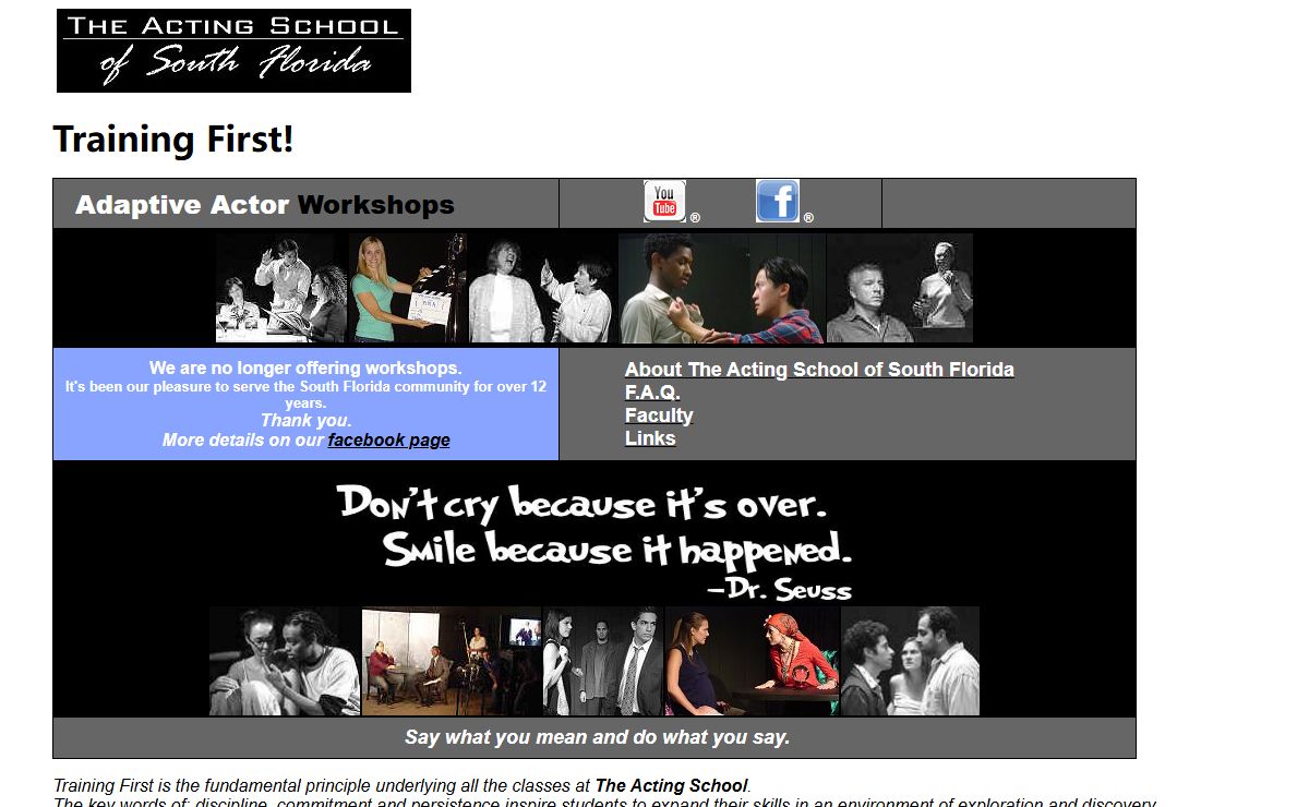 The Acting School of South Florida training actors