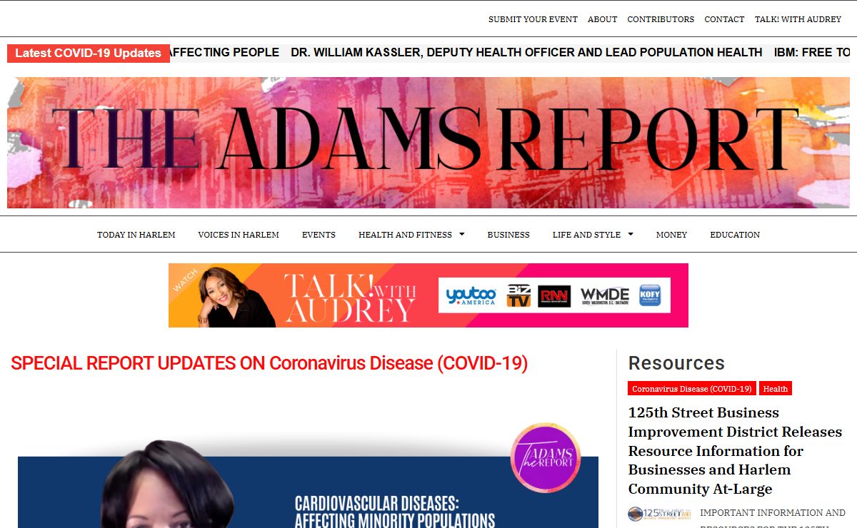 The Adams Report – Real News. Real Talk. Real Time. - The Adams Report