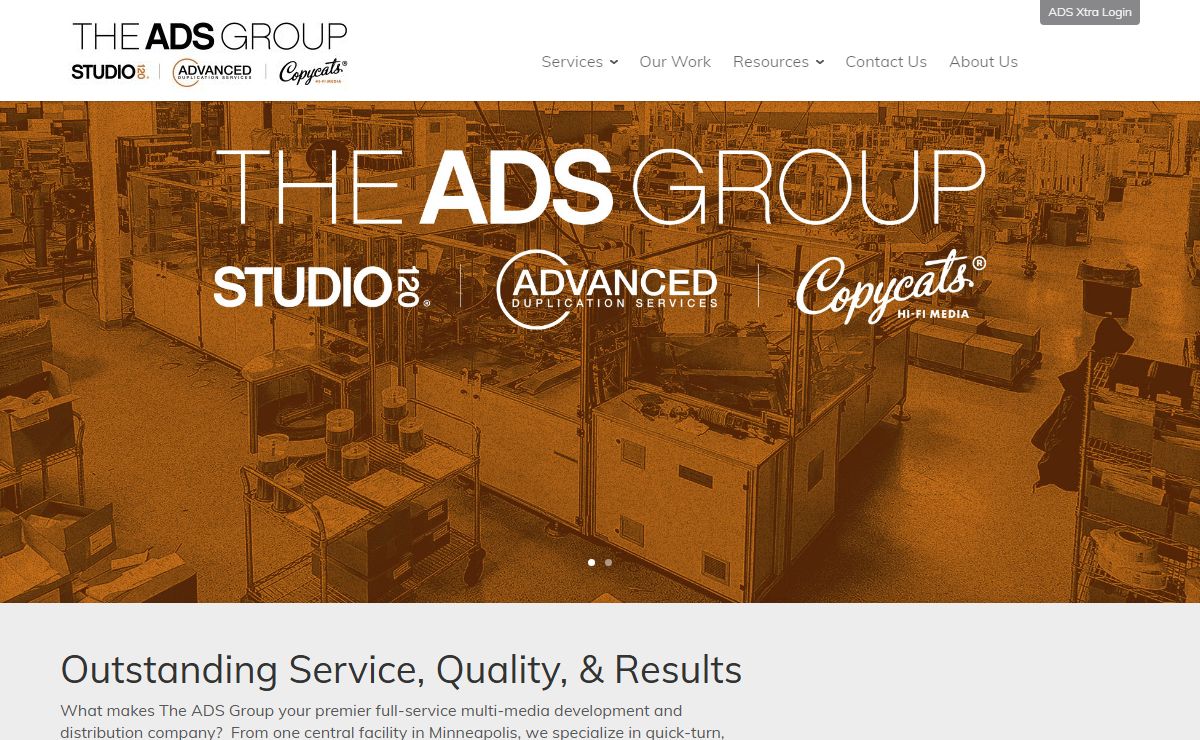 ADS Group | DVD & CD Manufacturing | Media Production Services