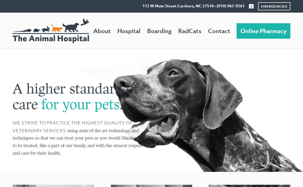 The Animal Hospital of Carrboro - Veterinary Hospital, RadCats, Boarding