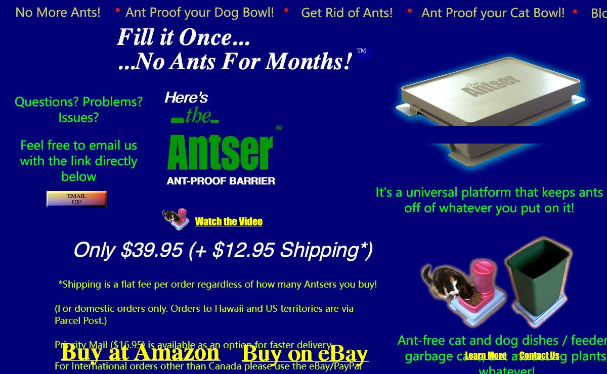 The Antser Ant-Proof Barrier