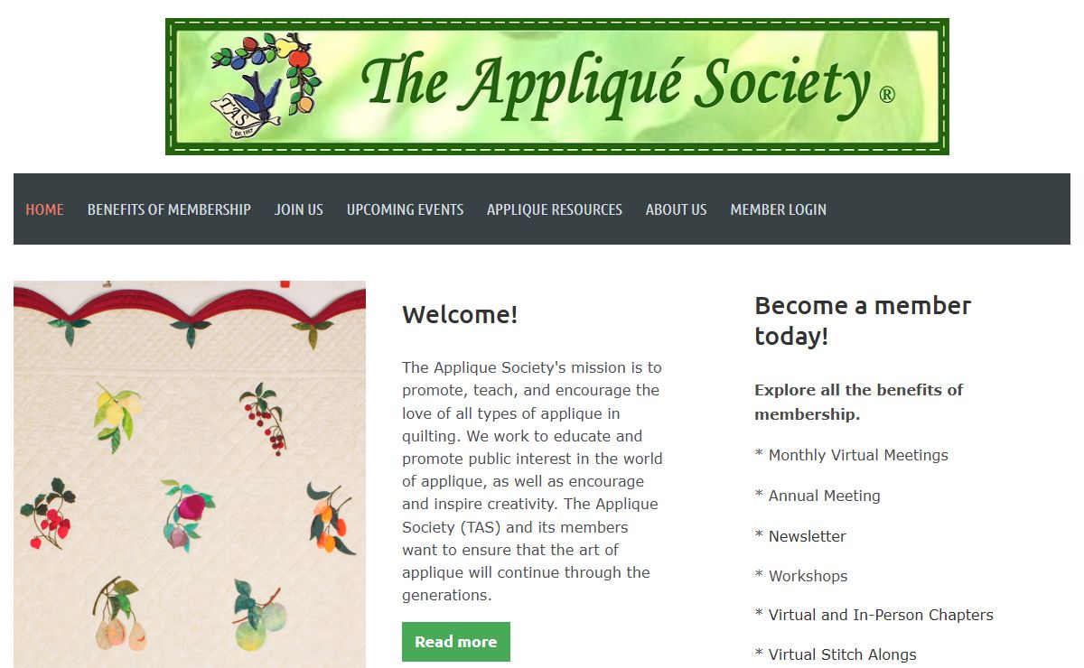 The Applique Society - Home
