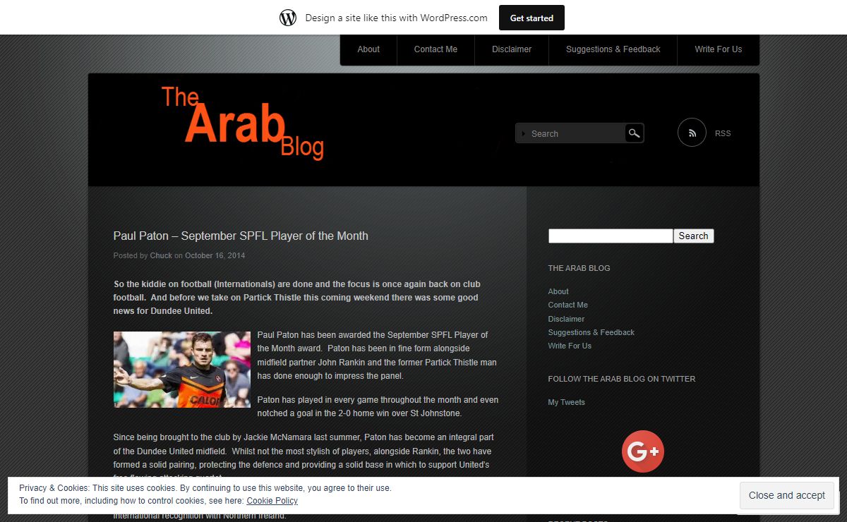 The Arab Blog | Your Unofficial Dundee United Blog