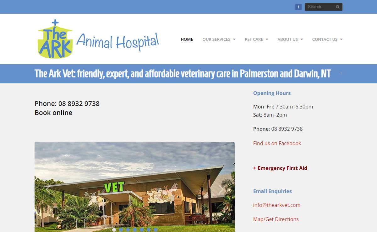 The Ark Animal Hospital: expert, caring veterinary pet care Palmerston | The Ark Animal Hospital, Palmerston, NT – Veterinarian