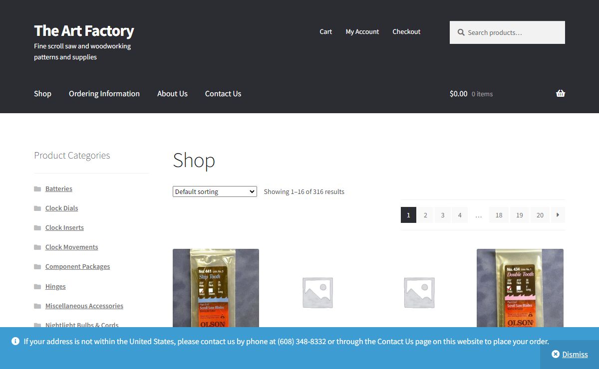 The Art Factory – Fine scroll saw and woodworking patterns and supplies