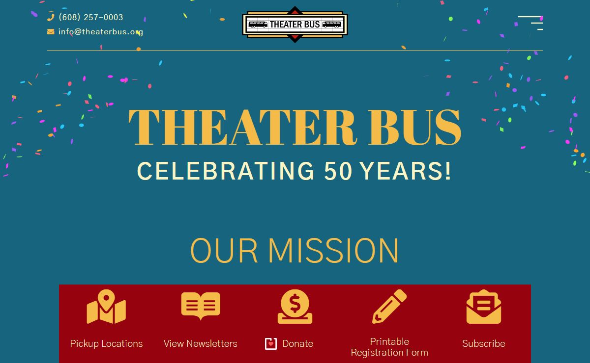 Welcome - Theater Bus