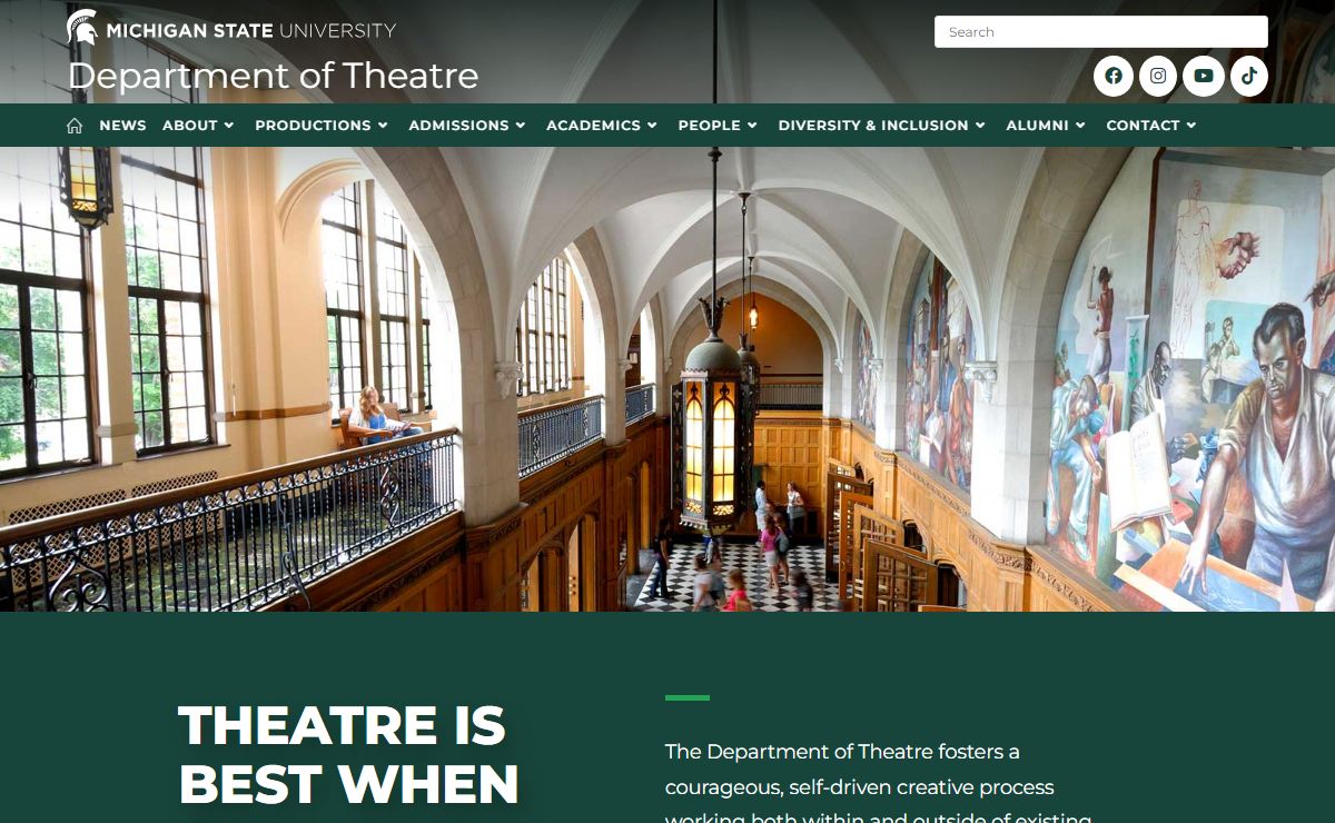 Department of Theatre – Michigan State University