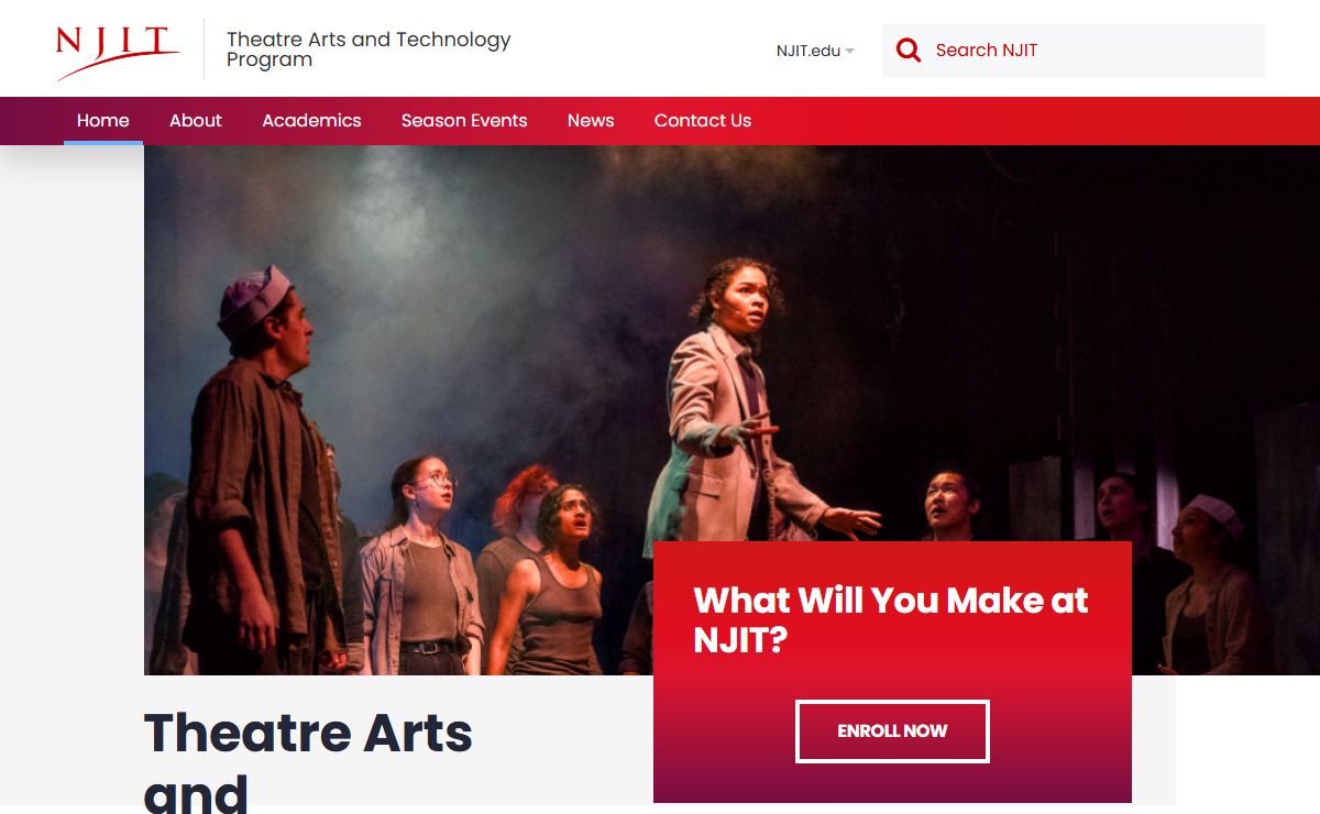 Theatre Arts and Technology | Theatre Arts & Technology Program
