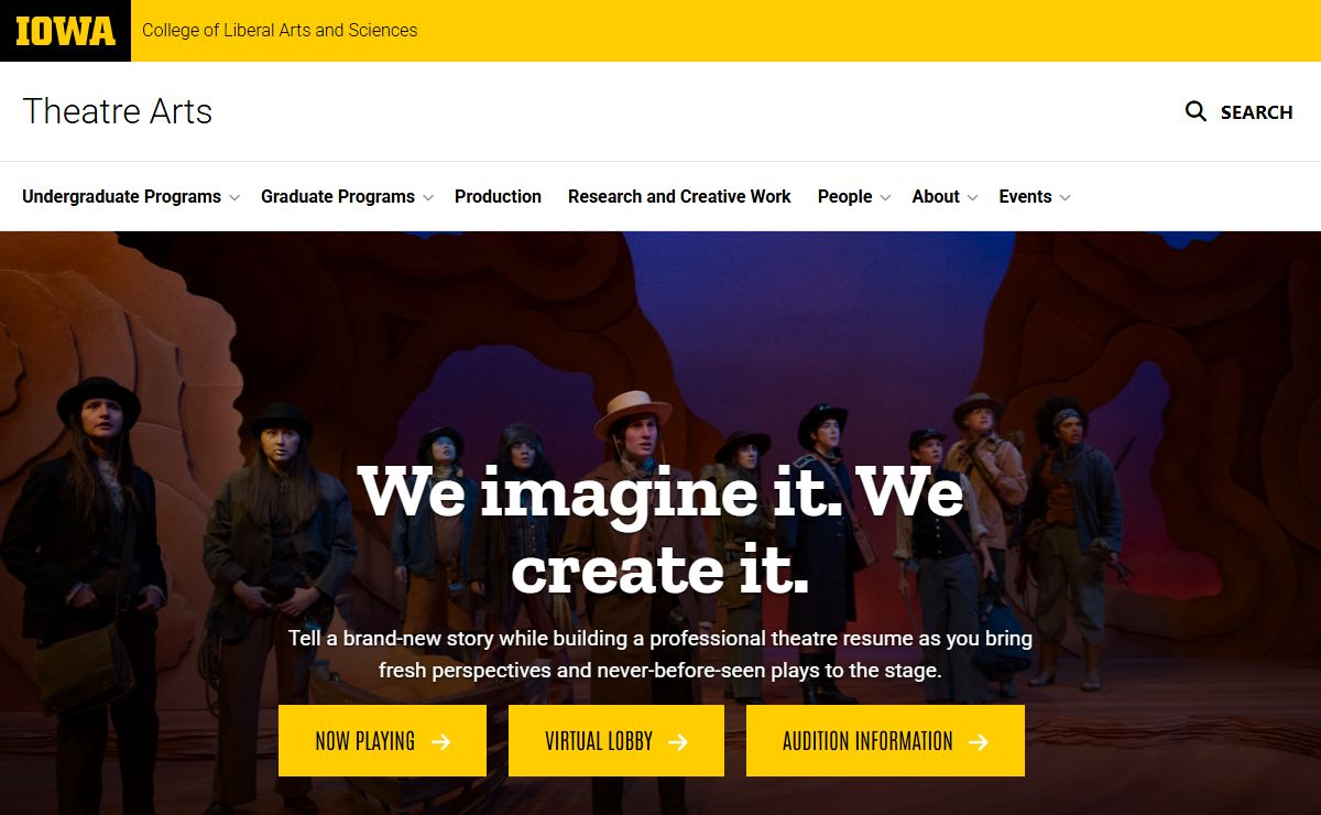 Theatre Arts | College of Liberal Arts and Sciences | The University of Iowa