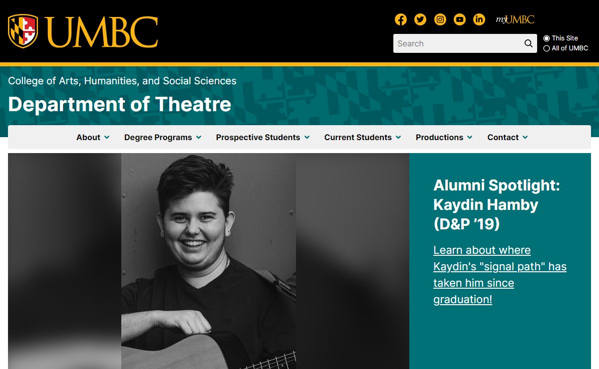 Department of Theatre – UMBC