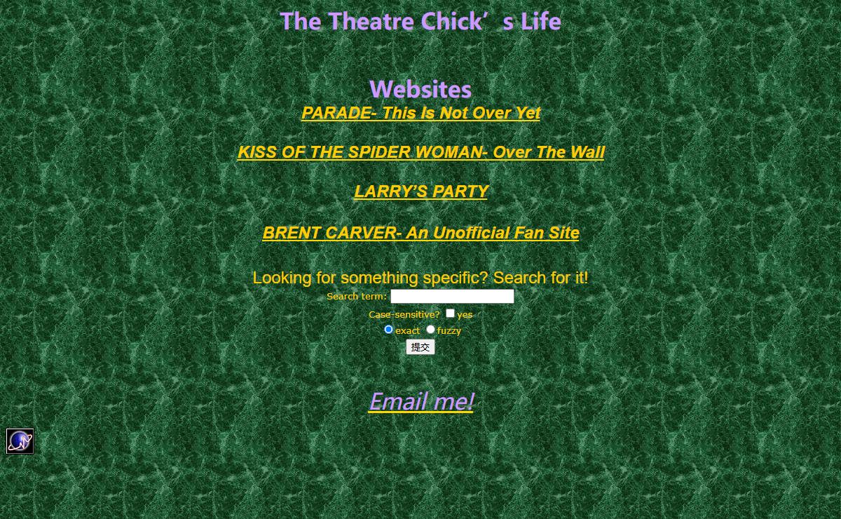 The Theatre Chick’s Life