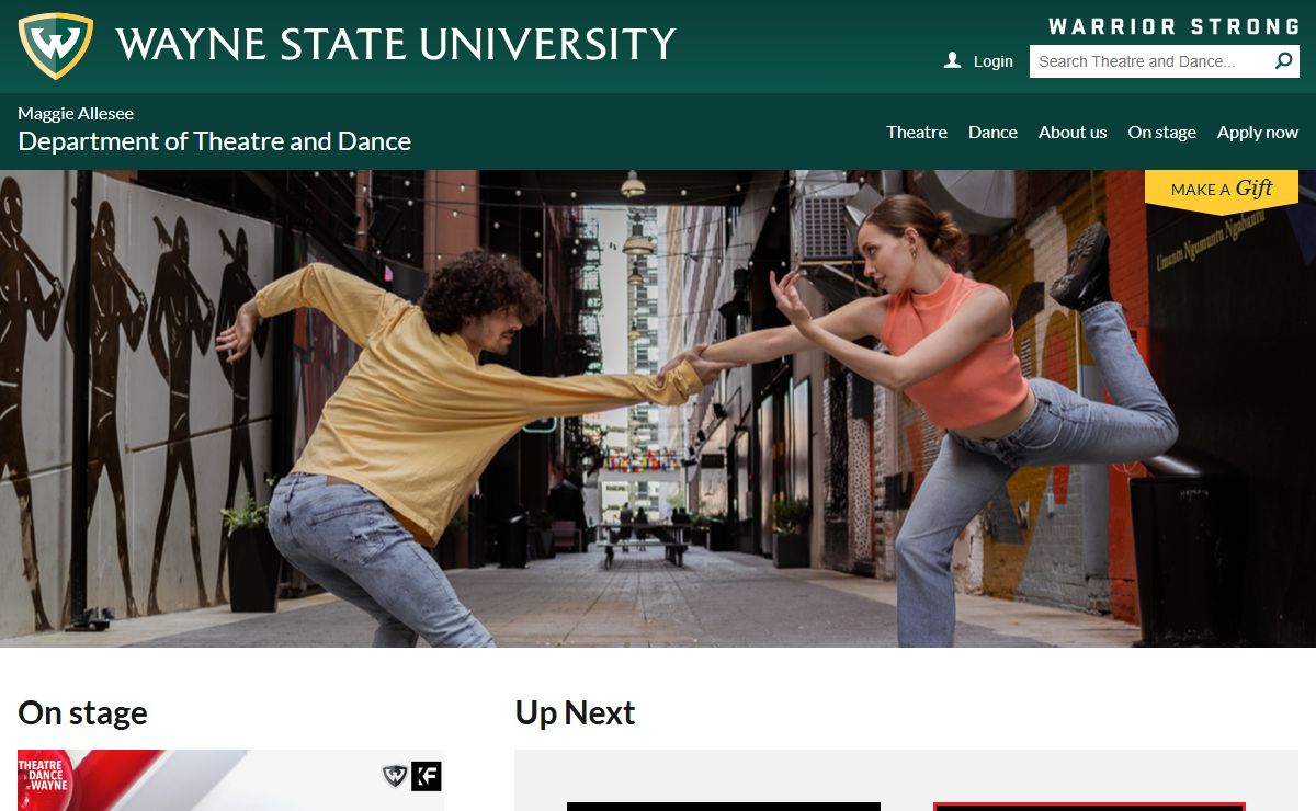 Department of Theatre and Dance - Wayne State University