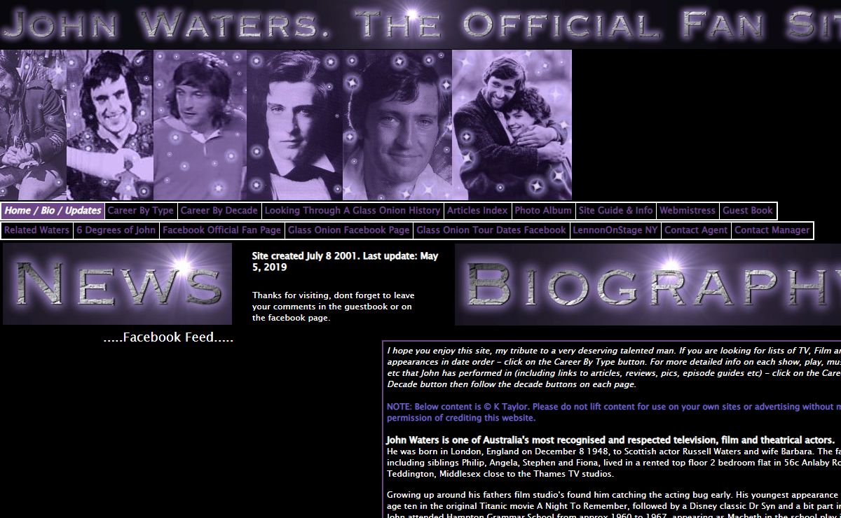 www.JohnWaters.info Official Fan Site