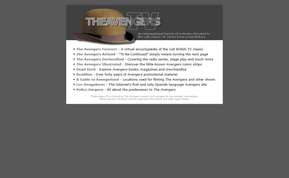 TheAvengers.TV - An International Family of Websites Devoted to The Avengers