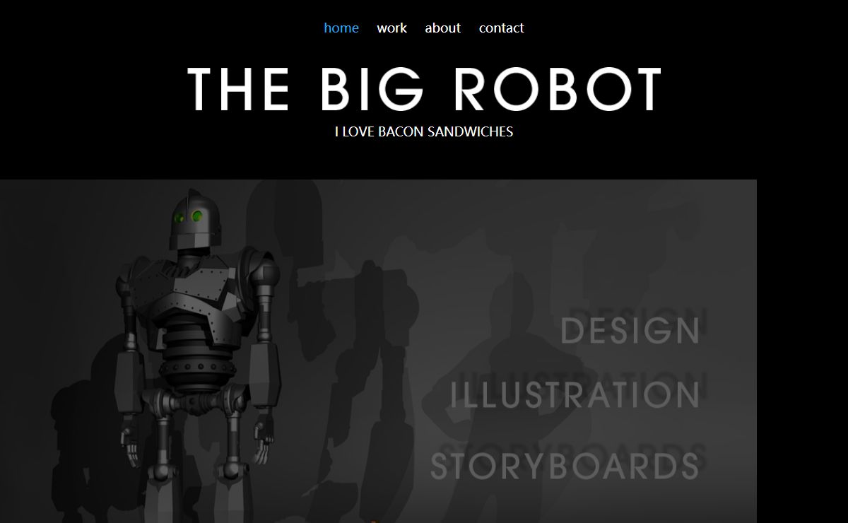 The Big Robot | Mark Bloom's Online Portfolio